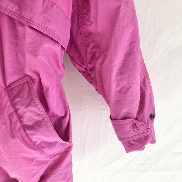Vintage Pink Insulated Ski Coat Women's Petite - Picture 8 of 14